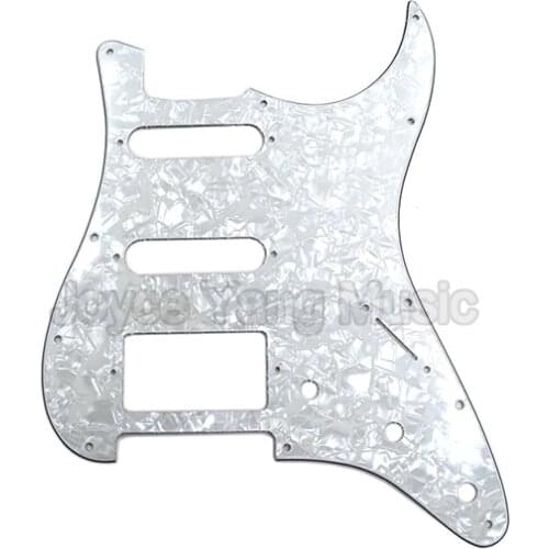 Niko Pearl White Celluloid 4 PLY Electric Guitar Pickguard SSH Pickups For Fender Strat Style Electric Guitar Free Shipping