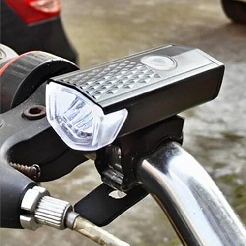 Night Riding 360° Long Bright Half Bright Flashing Three-Mode Bicycle Mountain Bike USB Charging Waterproof 300 Lumens Headlight