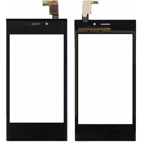 New 4.0" Touch Glass For Highscreen Zera F rev.S Touch Screen Digitizer Replacement Black Color