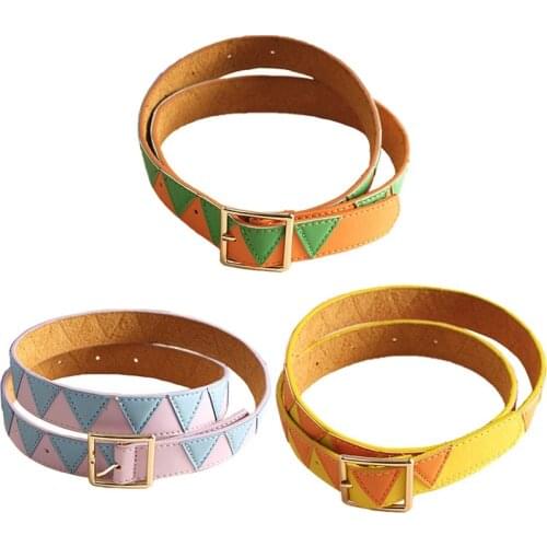 Anime JoJos Bizarre Adventure Caesar Kujo Jotaro Cosplay Fashion Ripple Belt PU Waistband Jeans Pants Decor Xmas Gift