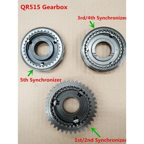 QR515 Gearbox Synchronizer for fulwin celer J2 E5 envy A515 E3 ARRIZO3 1.5L ENGINE