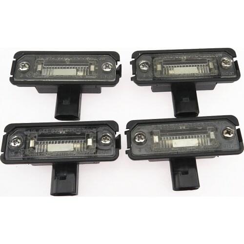 SCJYRXS 4 Pcs 1J6 943 021 1J6943021B 1J6 943 021B 6QD943021A Halogen License Plate Lights Lamp Fit Beetle Golf MK4 MK5 MK6 Polo