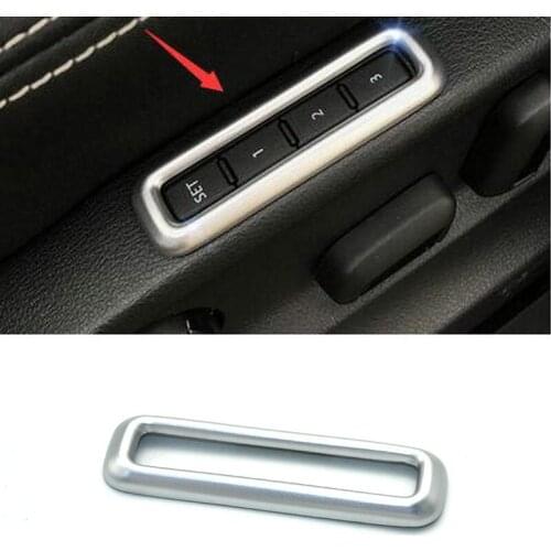 STYO Car ABS Seat Memory Lock Unlock Button Cover Trim for 2017 Kodiaq