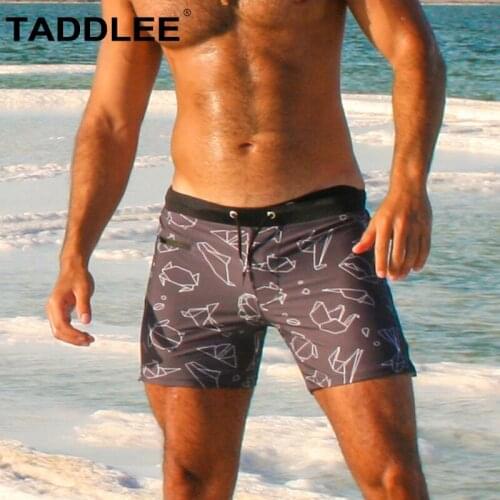 Taddlee Sexy Swimwear Men Swimsuits Swimming Briefs Boxer Board Shorts Bathing Suits Bikini