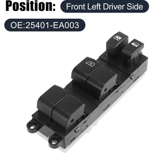 X Autohaux 25401-EA003 Car Power Window Switch for Nissan Frontier Xterra 2005 2006 2007 2008 2009 2010 2011 2012