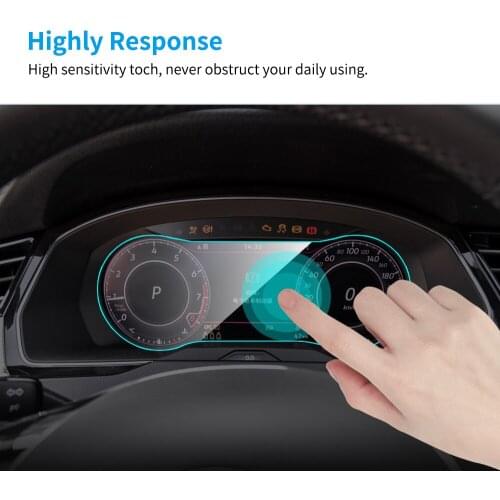 Car Instrument Panel Screen Protector for Volkswagen VW Tayron Scirocco Multivan CC 2016-2019 Interior Film Car Accessories