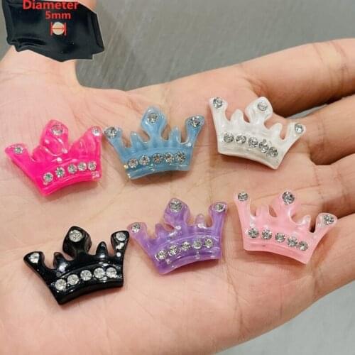 1PCS Resin Cute Cartoon Fridge Magnetic Sticker Colourful Diamond Crown Refrigerator Magnets Girls Toy DIY Kitchen Decoration