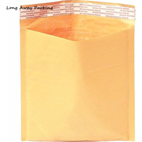 10pcs/LOT Yellow Colored Manufacturer Kraft bags bubble mailers padded envelopes paper mailer MAILING bag