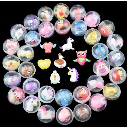 10Pcs Animal Transparent Ball Capsule Toys Kids Birthday Party Favor Baby Shower Guest Gift Souvenir Giveaway Fillers Blind Box