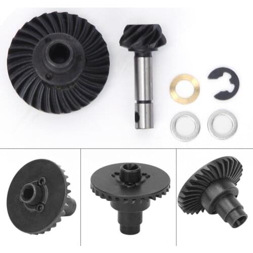 8T 30T Steel Helical Bevel Axle Gear for 1/10 RC Crawler Axial SCX10 II 90046 90047 RC Car Spare Parts Gear Model Toy Accessory