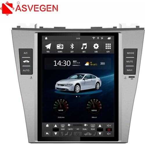 Asvegen Vertical 10.4" Android 6.0 GPS Navigation Quad Core Car Auto WIFI Radio Multimedia Player For Toyota OLD CAMRY 2006-2012