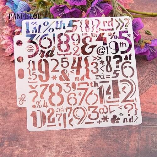 Digital puzzlescrapbook stencils spray plastic mold shield DIY cake hollow Embellishment printing lace ruler valentine