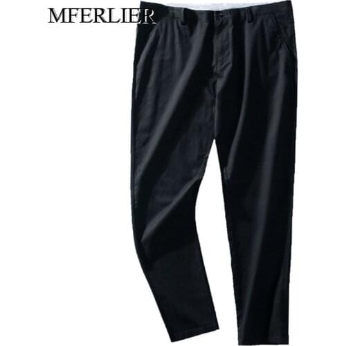 Spring autumn men pants 9XL Waist 132cm Plus size 5XL 6XL 7XL 8XL plus size pants