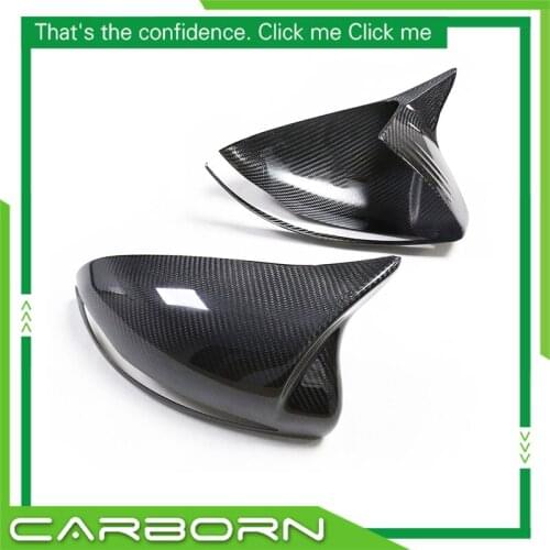 For-Mercedes W205 W222 W213 W238 X205 2014+ Left Hand Drive Version Add on/ Replacement Real Carbon Fiber Mirror Cover