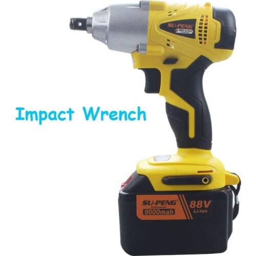 Electric Impact Wrench Rechargeable Split Type Wrench 88V 9000mA Quickly Change the Brush Wrench Tools