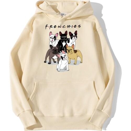 Frenchies Dachshund Pug Funny Hoody Women Casual Sport Hoodie Cool Skin Friendly Hoodies Hot Sale Loose Streetwear For Female