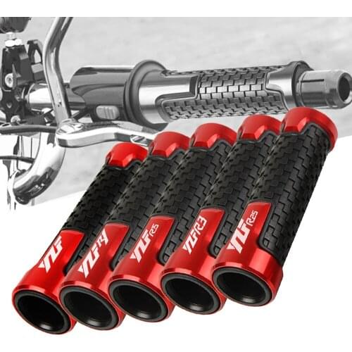 Hot sale 7/8''22mm For YAMAHA YZF R1 R3 R6 R15 V3 R25 Motorcycle Rubber Hand Grip Bar handlebar grips
