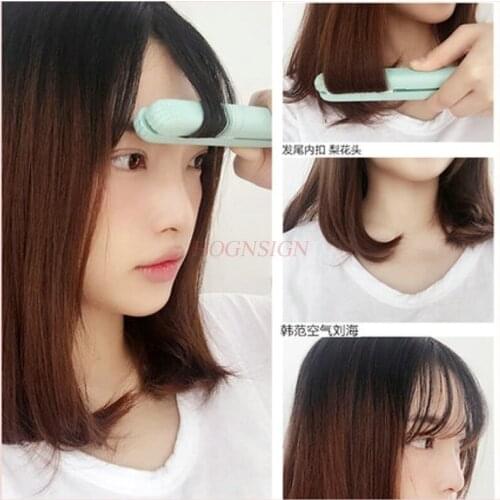 Small Splint Hair Straightener Buckle Hair Curler Female Dual-use Mini Does Not Hurt Hair Bangs Student Artifact Lazy Sale