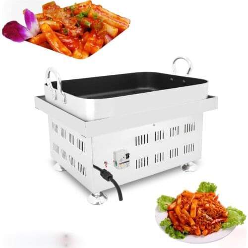 Desktop electric heating Tteokbokki Dukbokki maker machine Nonstick cake Spicy Korean style Stir Fried Rice Cake maker machine
