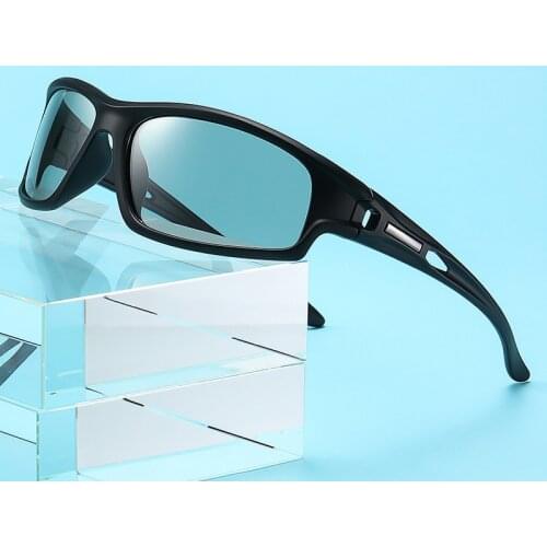 Photochromic Cycling Sunglasses Discoloration Goggles Bike Glasses Polarized Men Women Bicycle Lenses Yellow Cycling Glasses Man