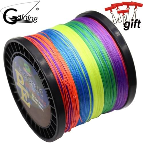 Lake Sea Fishing 1000M 8 Strands Weaves PE Braided Fishing Line Rope Multifilament Fishing Line 220LB 185LB 137LB 120LB 100LB