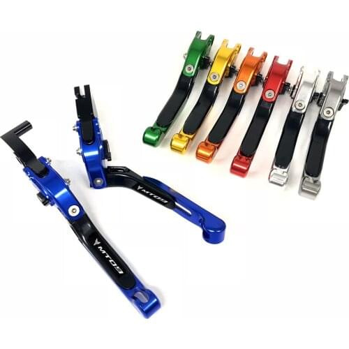 Motorcycle brake clutch lever For Yamaha mt09 MT 09 MT-09/SR/FZ09 FZ-09 FJ-09 MT-09 Tracer motorbike brake lever logo(MT09)