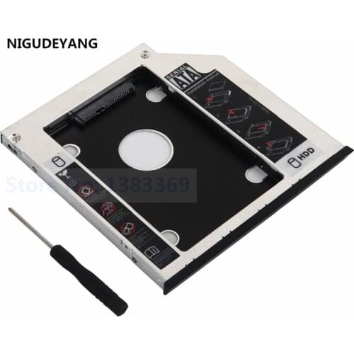 2nd HDD SSD Hard Disk Drive SATA Enclosure Case Caddy Adapter for Dell Latitude E4300 E4310