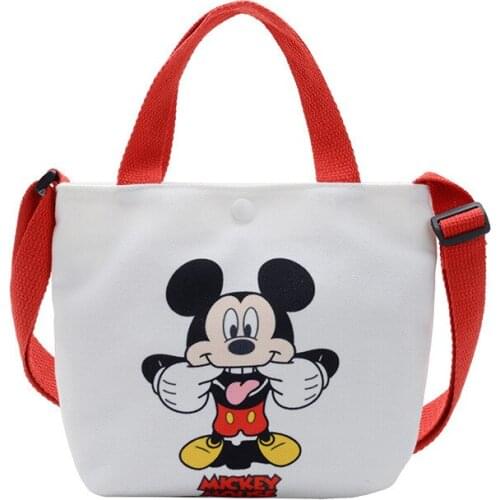 Disney series childrens bag Korean version of cute cartoon printed girl crossbody bag trend accessories parent-child handbag