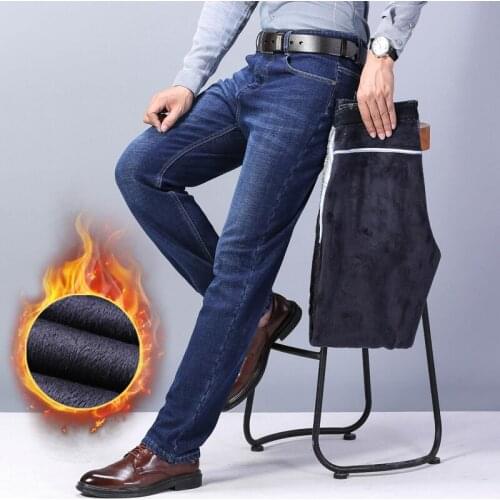 Thoshine Mens Winter Jeans