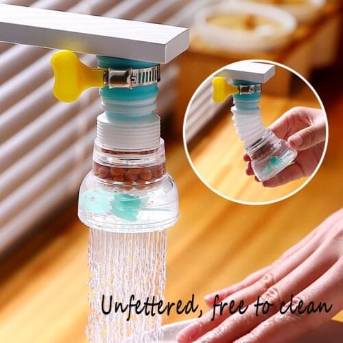Filter Sprinkler Household Kitchen Bathroom Faucet Splash Head Expansion Water Saving Device Fittings Active Mineral Spiral