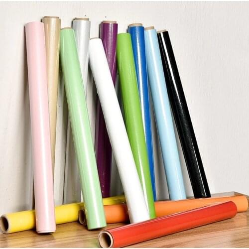 Thickened Pearlescent Paint Self-Adhesive Wallpaper Old Furniture Cabinet Door Renovation And Color Change Gloss Waterproof And