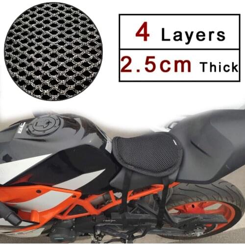 REESSOR Motorcycle thickening Seat Cover universal cooling cushion Heat insulation and sun protection 3d cushions for summer