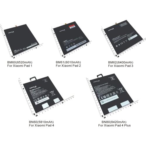Battery BM61 For Xiaomi MiPad 2 Mi Pad 2 Mipad2 Pad2 Replacement Tablet Batteries 6190mAh High Capacity Bateria
