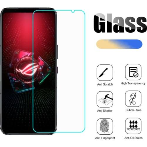3-1Pcs Tempered Glass For Asus ROG Phone 5 5G 6.78" Vidrio 9H Protive Film Screen Protector For Asus ROG Phone 5 Phone5 Pelicula