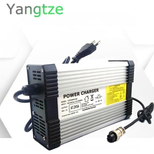 Yangtze AC-DC 58.8V6A Lithium Battery Charger for 48V (51.8V) Li-ion Polymer Scooter Ebike for Electric bicycle Standard batter