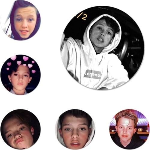 58mm Jacob Sartorius cute boy Icons Pins Badge Decoration Brooches Metal Badges For Clothes Backpack Decoration
