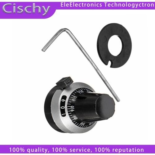 1pcs/lot 3590S 6.35 mm precision scale knob potentiometer knob equipped with multi-turn potentiometer In Stock