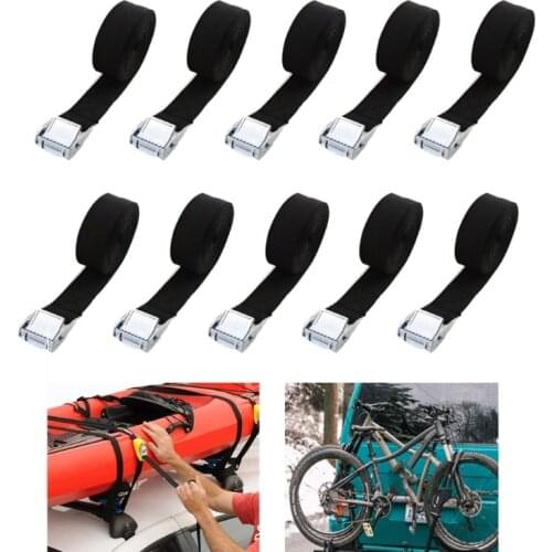 10 Pcs Lashing Straps Tie Down Straps Meet Strapping Needs Maximum Load 500 kg for Trucks Cargo Controls Luggage Bunding