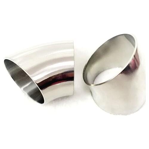 19mm O/D 304 Stainless Steel Sanitary Weld 45 Degree Elbow Pipe Fitting