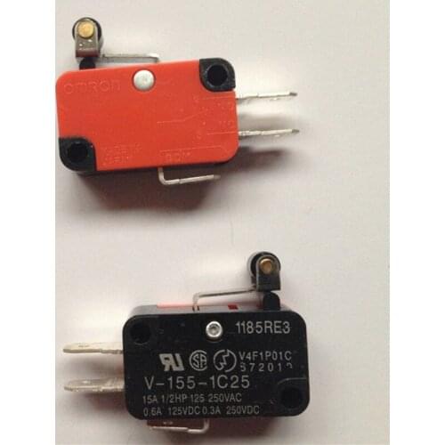 20pcs V-155-1C25 Momentary Limit Micro Switch SPDT Snap Action Switch