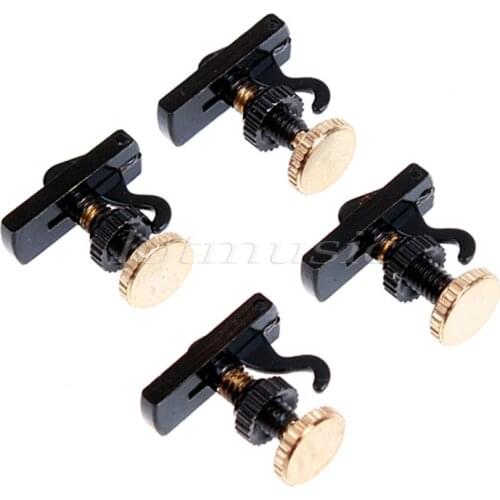 4Pcs 4/4 British style Violin tuner String adjuster Violin parts