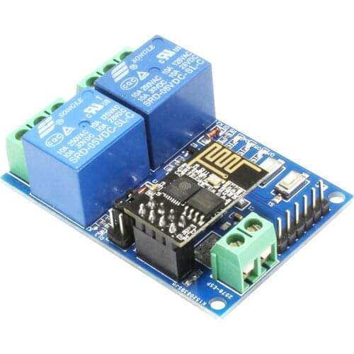 5V ESP8266 ESP-01 2 Channel WiFi Relay Module 2-Channel Relay Module For IOT Smart Home Phone APP Controller
