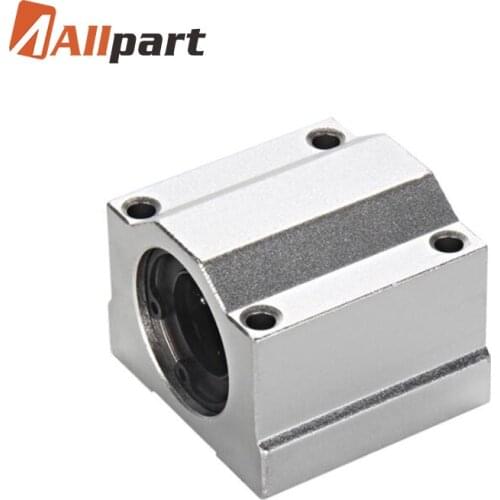 3D Printer Accessories Linear Bearing Slider Optical Axis Guide Bearing Housing SCS6UU SCS8UU SCS10UU SCS12UU SCS16UU SCS20UU