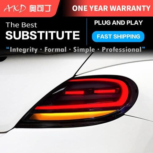 Car Tail Lights Automotive Parts For Beetle 2013 2014 2015 Taillights Rear Lamp LED Signal Reversing Parking Lights FACELIFT