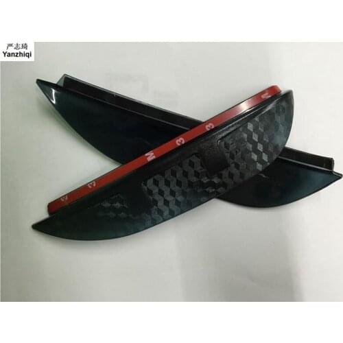 Free shipping 2pcs/lot Free shipping Carbon fiber molding rearview mirror rain eyebrow For Mazda 3 CX-5 CX-7 ATENZA Axela