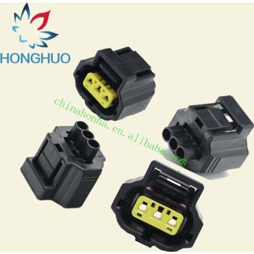 Free shipping 5sets Tyco/Amp 3pin female sensor housing plug waterproof electrical automotive connector 184032-1