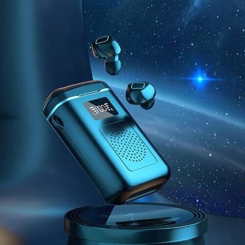 Wireless Earphones Bluetooth 5.1 Sport Earbuds 3 In 1 with Powerbank Speaker Flash light 4000mAh Siri Support Noise Canceling