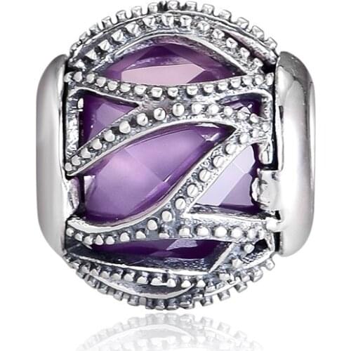 CKK Fit Pandora Bracelets Intertwining Radiance Charms 925 Original Sterling Silver Charm Beads for Jewelry Making Bead Kralen