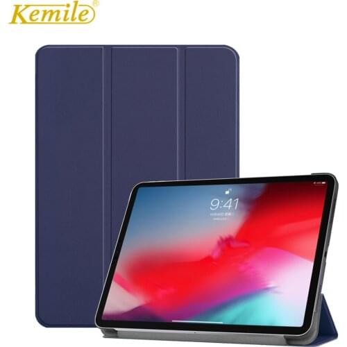 Case for New iPad Pro 12.9 inch 2018,Kemile Ultra Slim Auto Sleep Wake Business stand Cover For iPad Pro 12.9 inch 2018 tablet