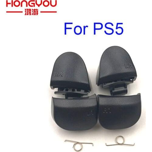 For Sony Playstation 5 PS5 controller L1 R1 L2 R2 trigger button kit for PS 5 with LR holder frame spring